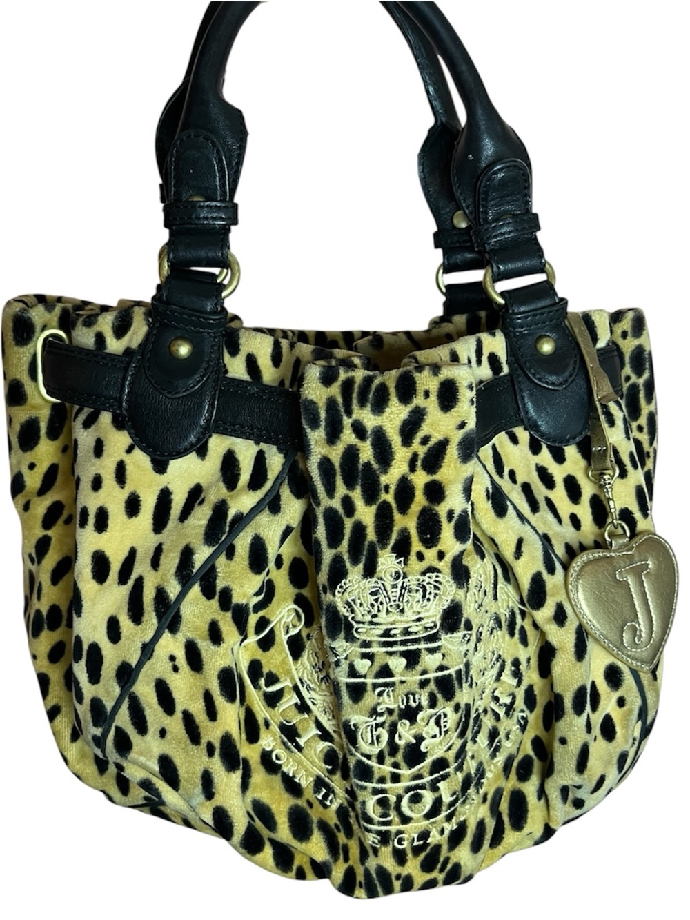 Juicy Couture Vintage 2000s Cheetah Leopard Daydreamer Purse W/ Mirror